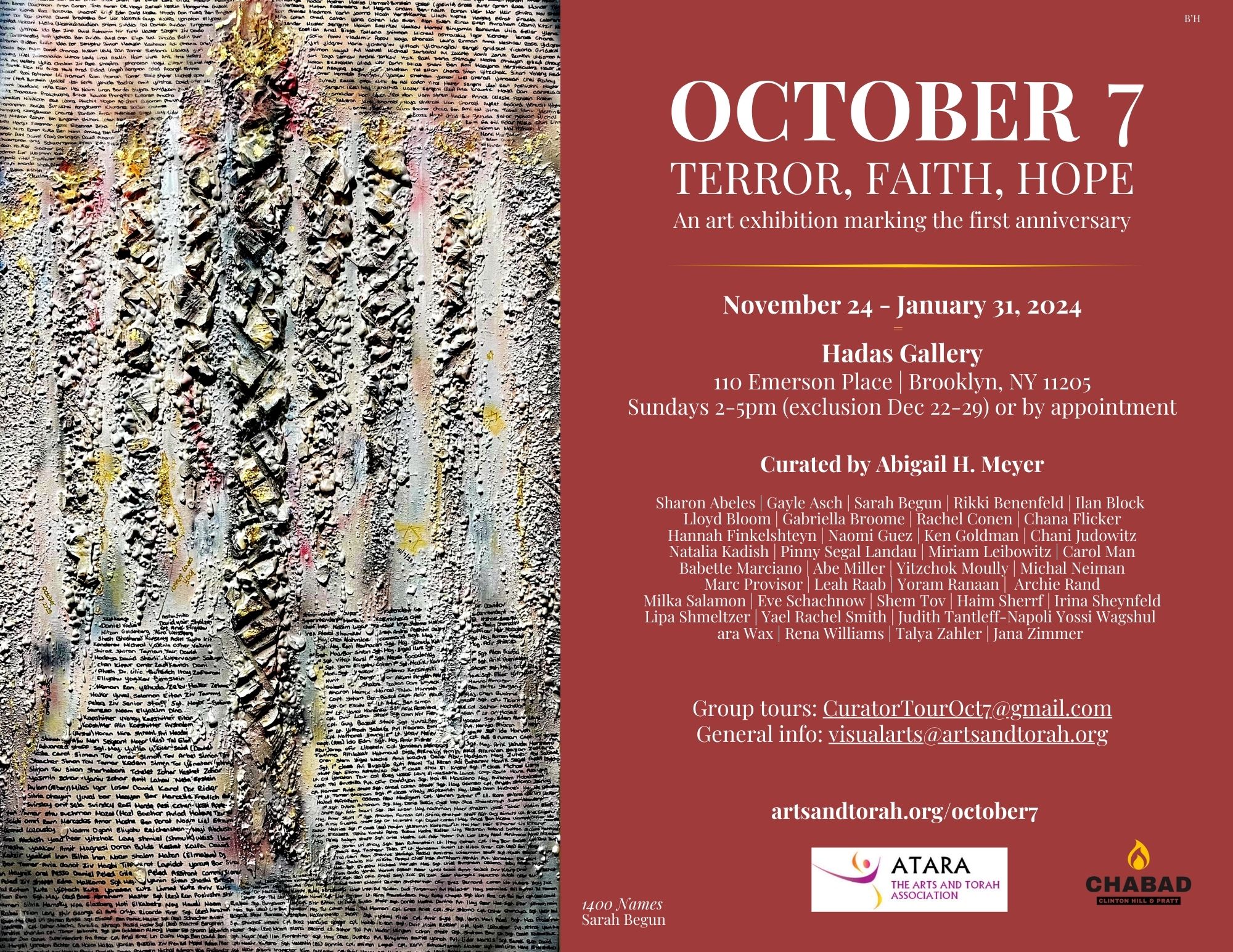 October 7: Terror, Faith, Hope