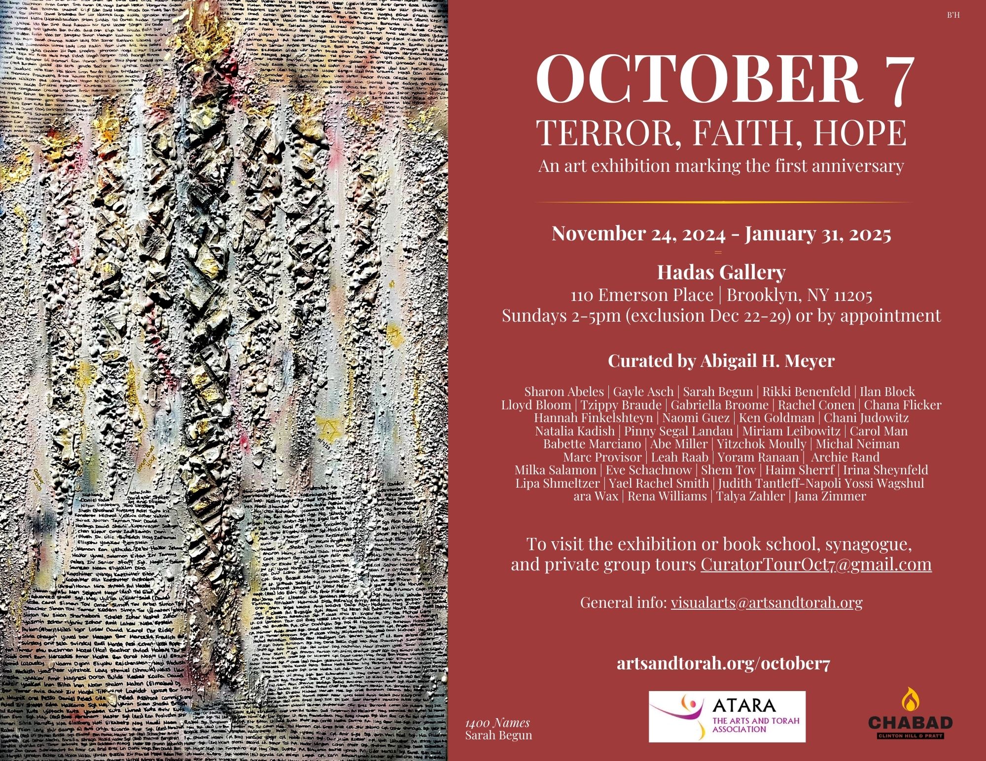 October 7: Terror, Faith, Hope